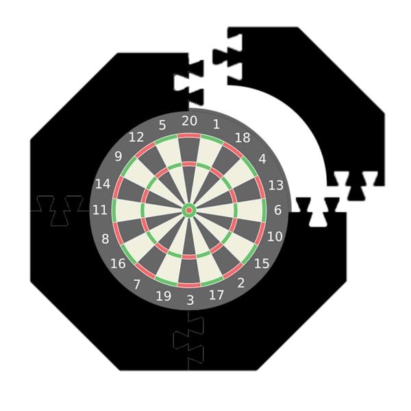 Dartboards Surround Rings Lette Dartboards Backboard Veggbeskyttere