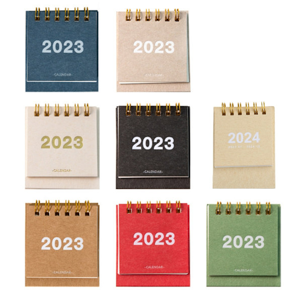 2023 Skrivebordskalender Månedlig kalenderplanlegger fra januar 2023 til desember 2023 Stående skrivebordskalender for hjemmekontor
