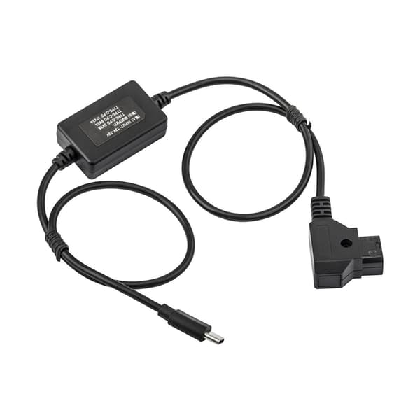 D-TAP til USB C strømkabel til kameraer med kobberkerner