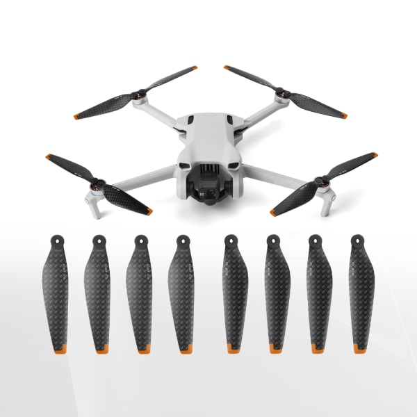 4st/8st propellrar för Mini 3 Drone Quick-Release Blades Bra prestanda 8 pieces