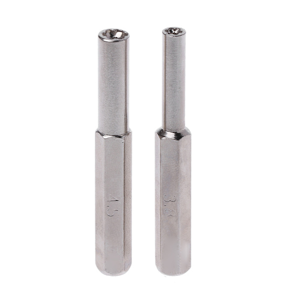 3,8 mm + 4,5 mm + Triwing-sikkerhetsskrutrekkerbitssett for NES SNES N64 Game Boy for Wii Reparasjonsverktøysett for skrutrekker