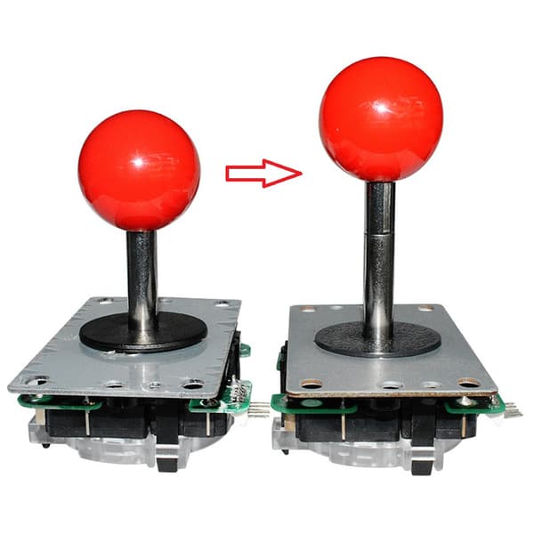 15mm Axis Förlängningsstång för Arcade Zippyy Joystick, Set om 8