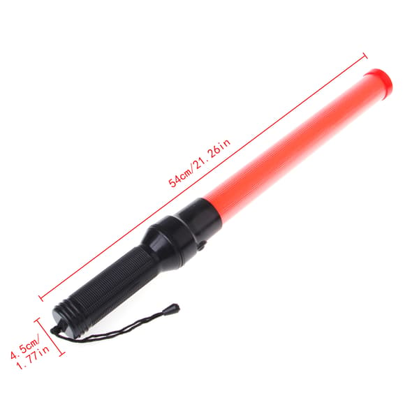 Muovinen liikennevalo Tehokas LED-taskulamppu 3 tilaa Strobe-asetus