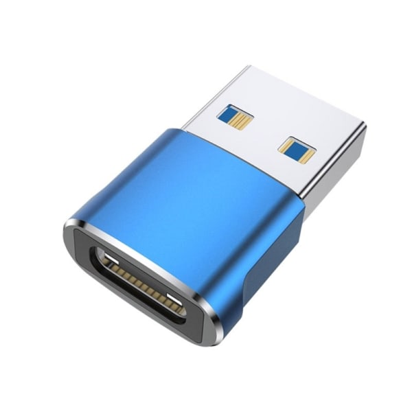 USB 3.0 till USB Typ C-adapter, hållbar typ C hona till USB A-hankontakt för 3A laddning och 5 Gbps datasynkronisering