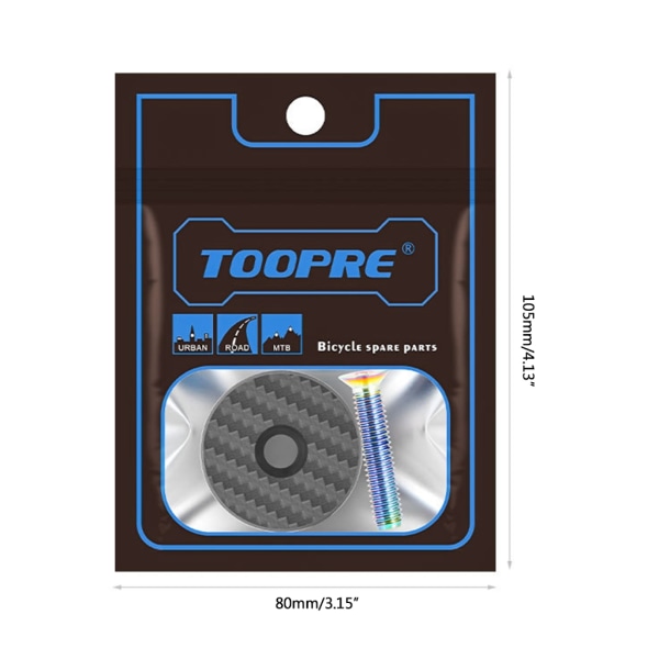 Topplock för cykelstyrlager 28,6 mm 1-1/8\" Mountainbike Styrlager Topplock Enkel Användning 28.6 gold