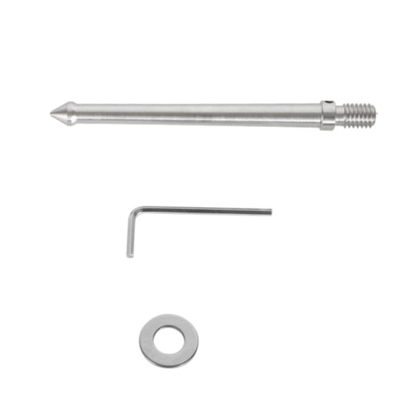 Ground Spike Mount metalladapter för stativ Monopod 3/8" 1/4" gänga med skiftnyckel