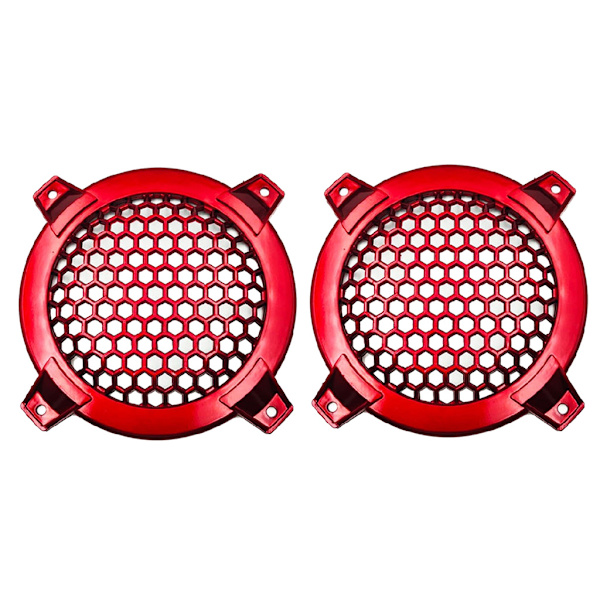 1 par autohøjttalerdæksel Bilstereo Subwoofer-gittertilbehør 4 tommer 123 mm