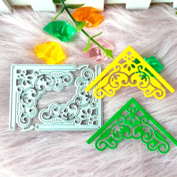 Metall Lacework Kutte Dies Prege Stensiler Mal Kortlaging DIY