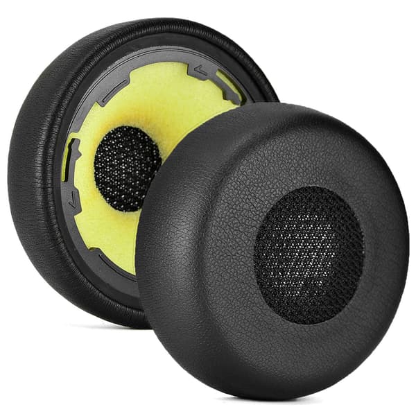 Erstatning Øreputer i Lær Putetrekk Øreputer for evolve 75 75+ / 75 75MS Headset
