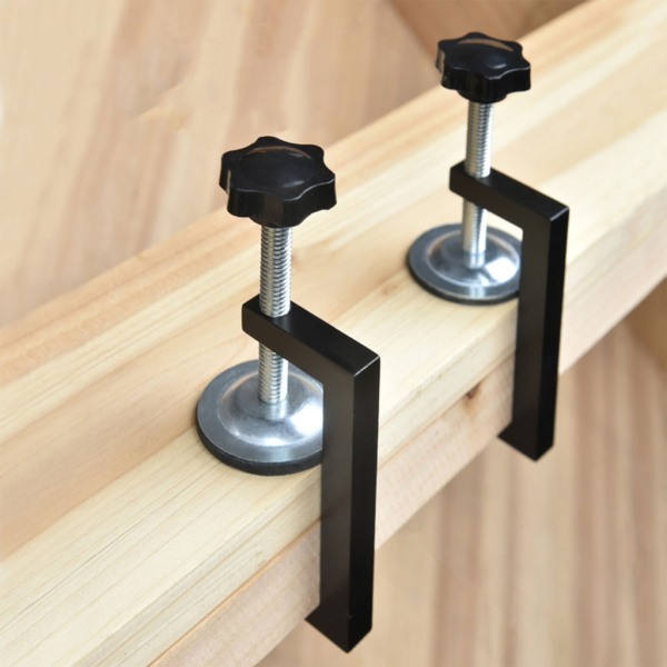 Opgraderet Woodworking C-klemme Kompakt og bærbar klemme Alsidig og let at håndtere klemme Velegnet til almindelige desktops null - B