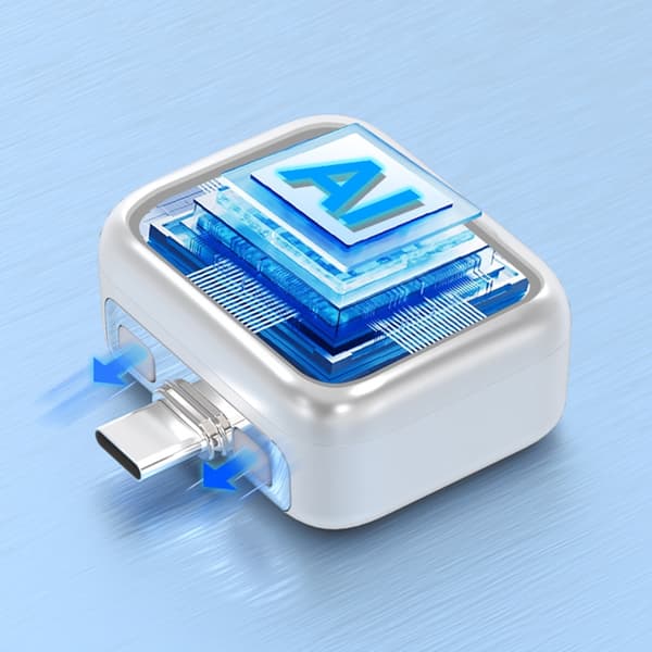 USB C ladekontrollseparator med full ladestoppdesign