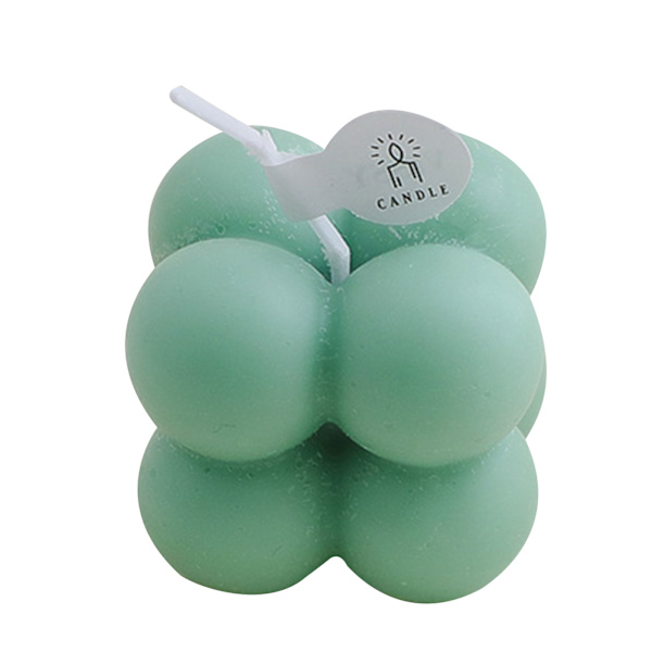 Litet doftljus Minikub Bubbelformade vaxljus Aromaterapi för hemmets sovrum Bröllopsfestdekoration