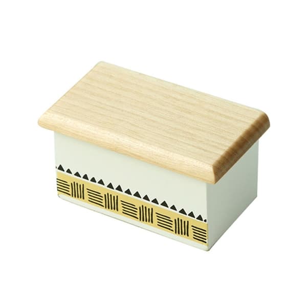 Miniatyrdockhus Träskattkista Smyckeskrin 1/12 Dockhusmöbler