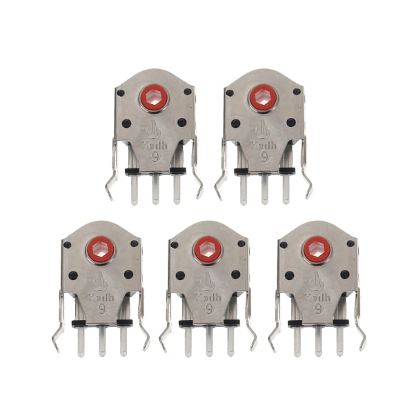 5st Original Kailh Mouse Encoder Mus Decoder Red Core 9mm/10mm/11mm Mycket noggrann för Razer Mouse