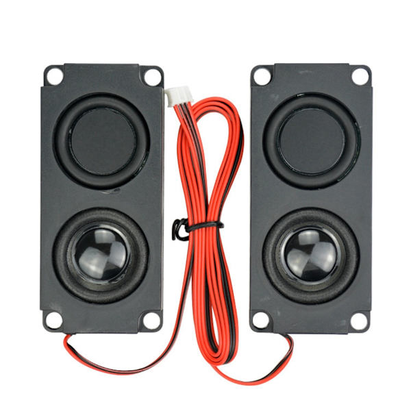 2Pieces Square Audio Speaker Mini Sound/Audio System ØKOvennlig materiale
