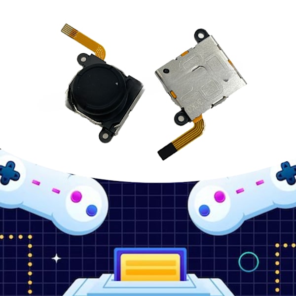 Enkel å bruke Stick Rask Installasjon Metal Thumbstick Hall Effect Stick Lett Thumbstick Passer for joycon