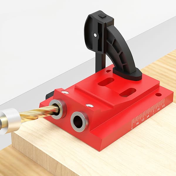 3 i 1 borrfixtur för pluggning, justerbar borrguide, stans