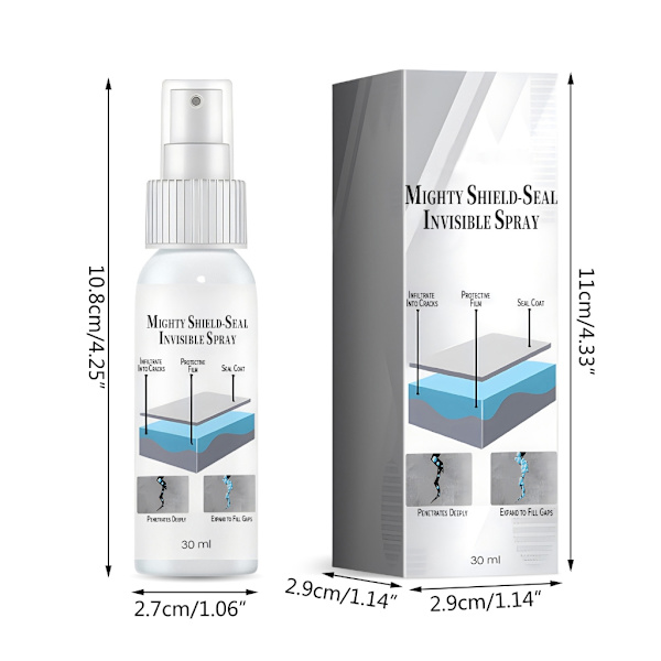 Vandtæt spray 30 ml spray let at bære usynlig vandforsegling til entusiast
