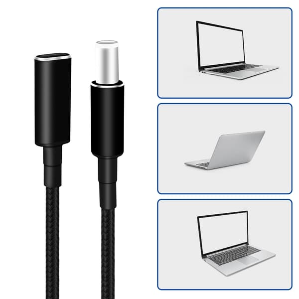 DC7.4x5.0mm Uros USB Type C PD Laturikaapeli Virtajohto USB C -laitteille