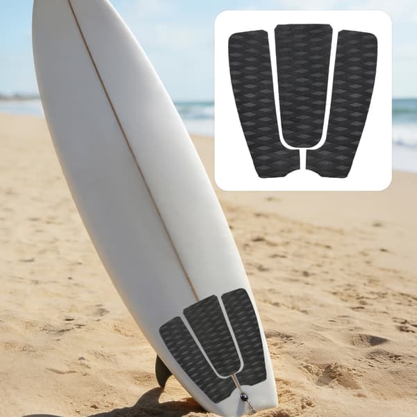 Surfbräda Deck Grip Pad Skum Svans Traction Matta med Upphöjd Textur