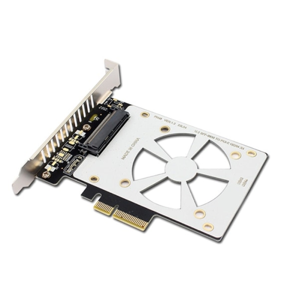 Liitä SFF-8639 helposti PCIE X4 -sovittimeen paksut kullatut sähköiskut