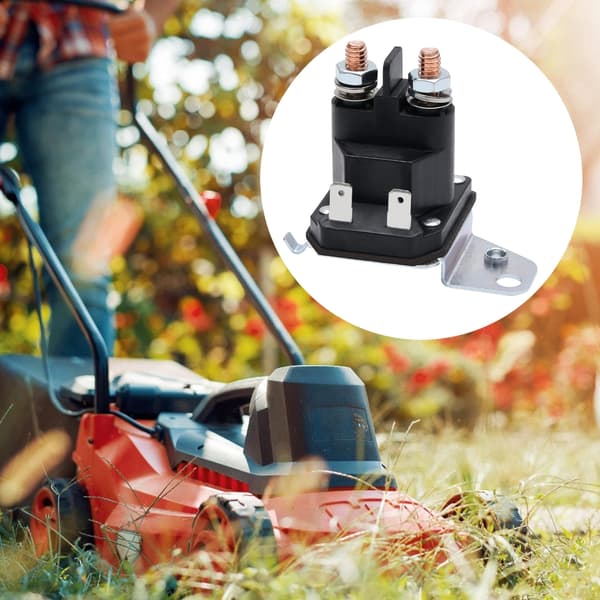 12V 100A Starter Solenoid Relæer til Plæneklippere med Drejefunktion 4 Terminaler