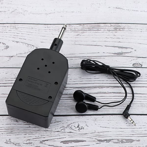Lättviktig Gitarrhörlursförstärkare Elgitarr Bas Distortion Klangfärg