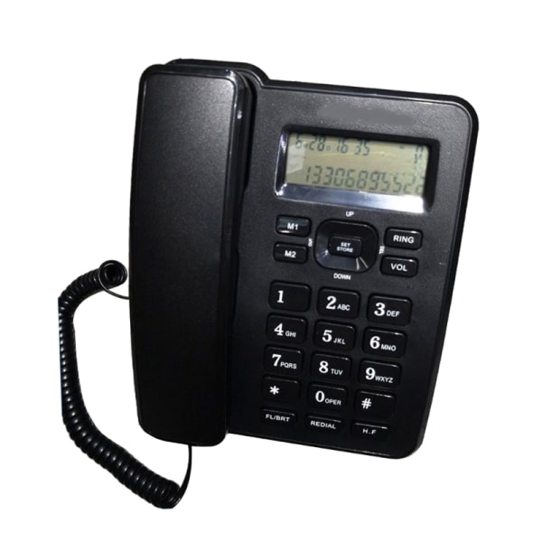 Fasttelefon KX-6001CID Innringer Display Kablet telefon for hjem/hotell/kontor