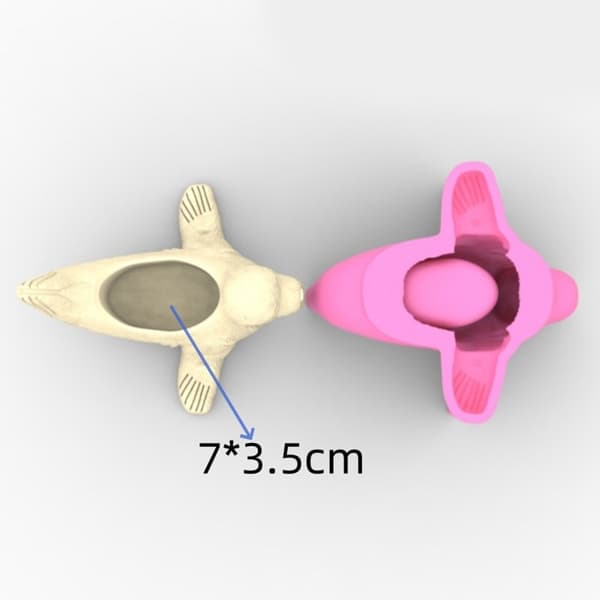 Blomsterpotteforme Forsegling Sukkulent Planteforme Epoxy Resin Forme til Beton