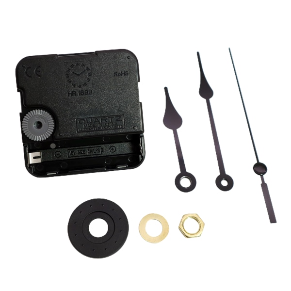 Uppgraderad kvarts DIY väggklocka rörelsemekanism DIY Reparationsdelar Byte 24 timmar Enkel stil Quartz DIY 1 set