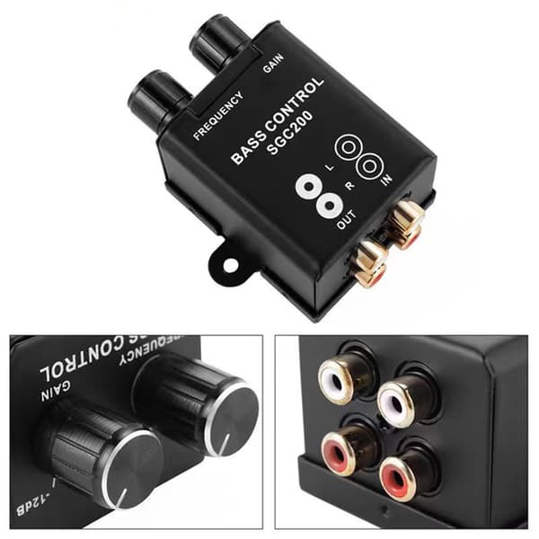 Bil Regulator Förstärkare Bas Subwoofer Stereo Kontroller Baskontroller