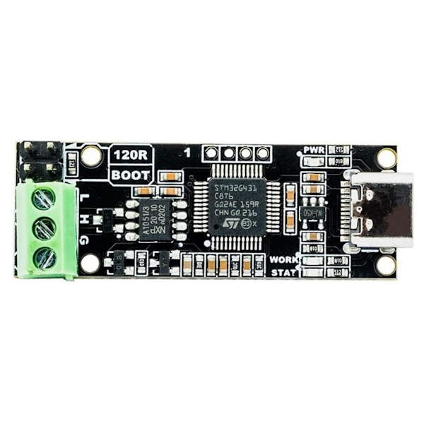 3D-skriverdeler CANable 2.0 CAN basert på STM32G431C8T6 USB til CAN-adapter
