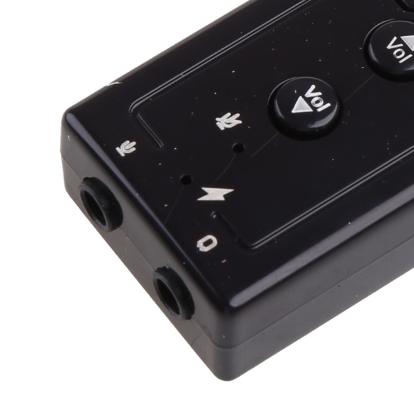 Virtuellt externt ljudkort 7.1-kanals 3D-surroundadapter Ljudadapter för PC