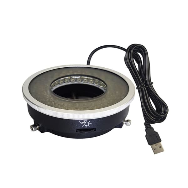 Refleksjonskontroll Mikroskop Ringlys med USB-dimming