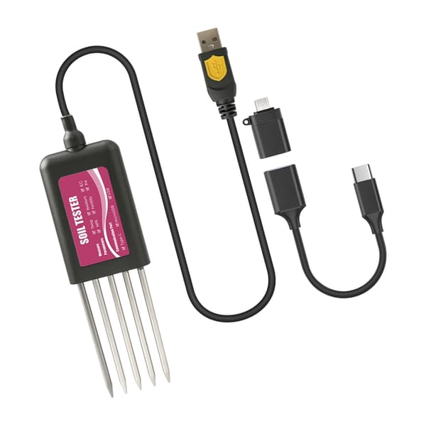 Intelligent jordovervågningsenhed med USB-forbindelse til effektivt landbrug