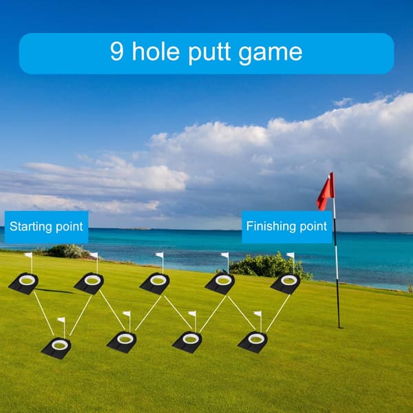 Golf Øvelse Putting Kopp Golf Putters Standard Kopp Golf Putting Green Hull