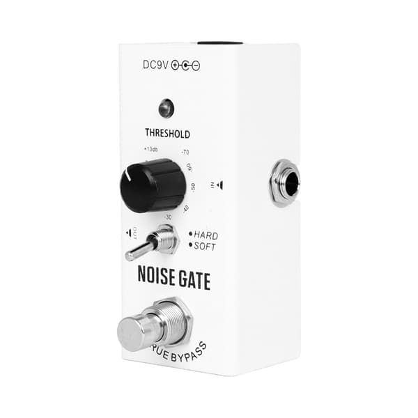 Effektpedal Aluminiumlegering Noise Gate Elektrisk Gitarpedal Støyundertrykker