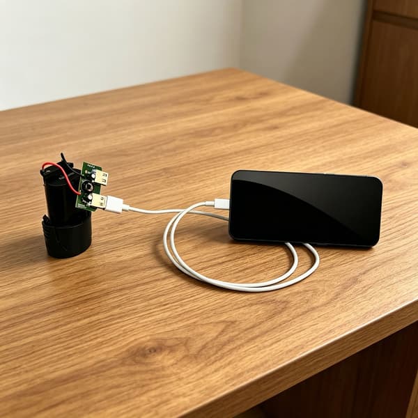 12V batteri USB-kort med 2 USB 5V udgange til reparationsarbejde