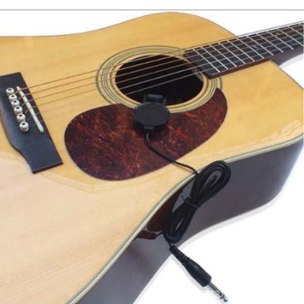 Akustisk Gitarr Akustisk Pickup Clip On Kontaktmikrofon Piezo Pickup