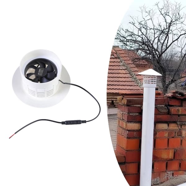 Badrumsfläkt Tyst Ventilation för Fuktkontroll i Kök och WC