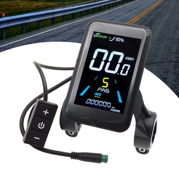 Multifunktionelt elektrisk cykel LCD-display meter, elektrisk cykel display skærm