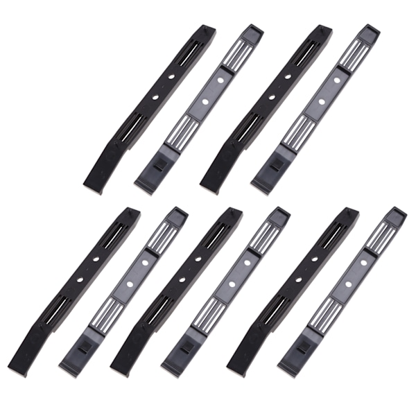 5 Pack Chassis Harddisk Montering Plastic Rails Chassis Hard Drive Rails, Sort