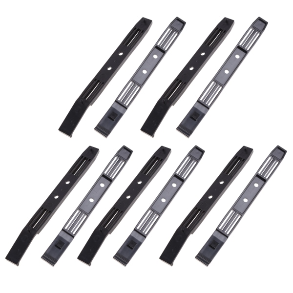 5-paks chassisharddiskmontering plastskinner Chassisharddiskskinner, svart