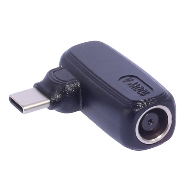 Type C hann rettvinklet strømplugg til likestrømadapter Firkantet port/DC7954/7450/5525 ​​ladeplugg for telefoner og nettbrett