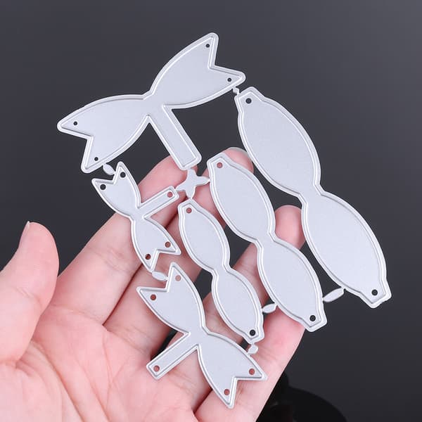 Sløjfe Die Cut Dekorativ Prægepapir Die Til Kortfremstilling Scrapbooking