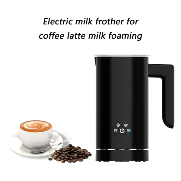 500W elektrisk melkeskummer i rustfritt stål, kaffeskummer, kaffevisp