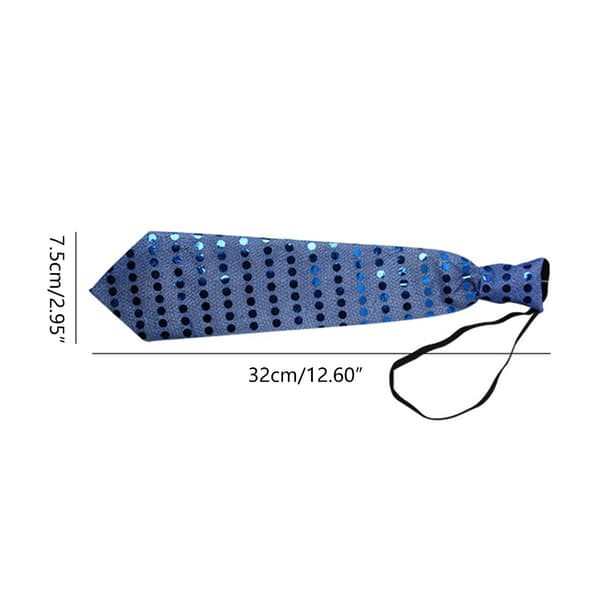 10 st LED-slipsar som lyser upp, glödande slips, lysande slips, blinkande slips