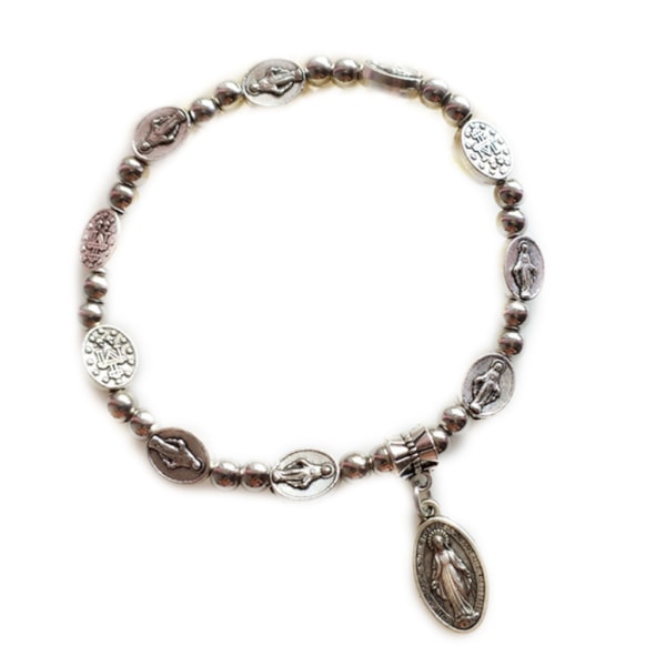 Katolska rosenkransen armband kors hänge bön armband för män kvinnor smycken null - 11