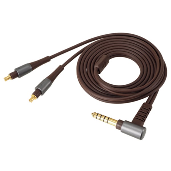 Bärbar hörlurskabel Ljudkabel för ATH-SR9 ES770H ES750 ESW950 hörlurar Brown 4.4mm