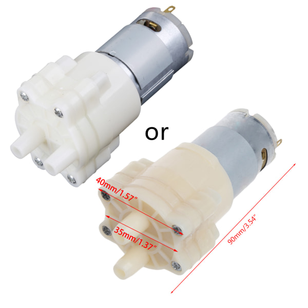 Priming Membran Mini Pumpe Spray Motor 12V Micro Pumpe Til Vanddispenser